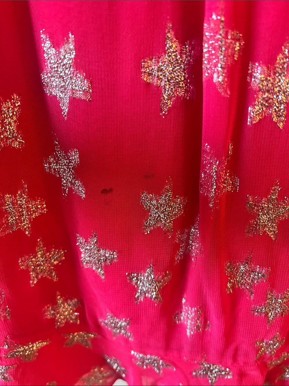 Rococo Sand Hot Pink Metallic Star Dress - Picture 13 of 13
